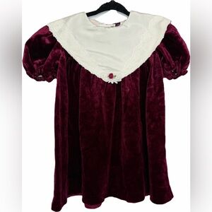 Vintage Velvet Holiday Dress – Size 3T – Violet Rose & Company